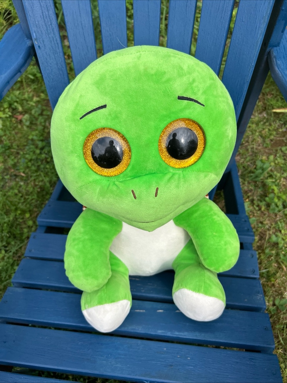 Large TY Beanie Boos Turbo the Turtle- Soft Cuddly 16 inches Plush